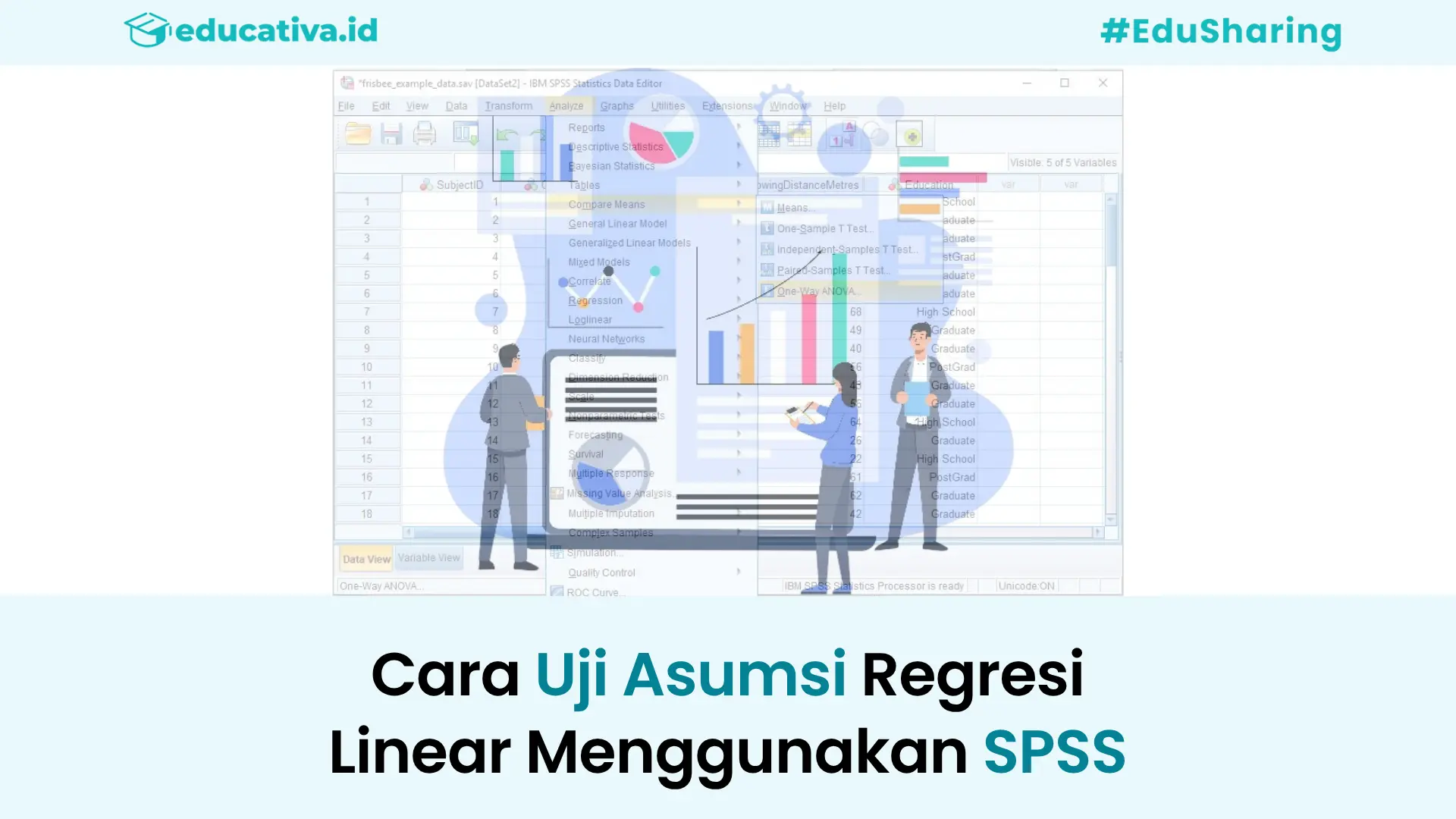 Cara Uji Asumsi Regresi Linear Menggunakan SPSS