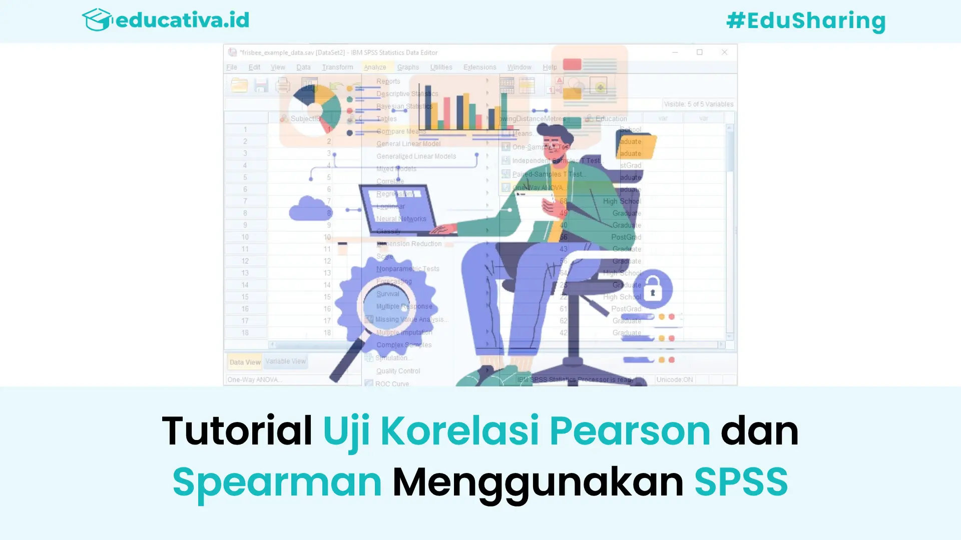 Tutorial Uji Korelasi Pearson dan Spearman Menggunakan SPSS